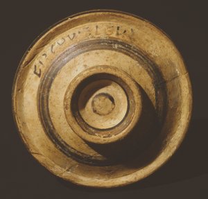 Piattello, from Todi, with the Inscription 